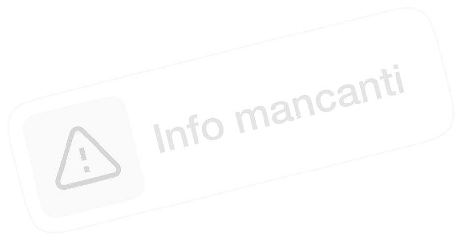 Info mancanti