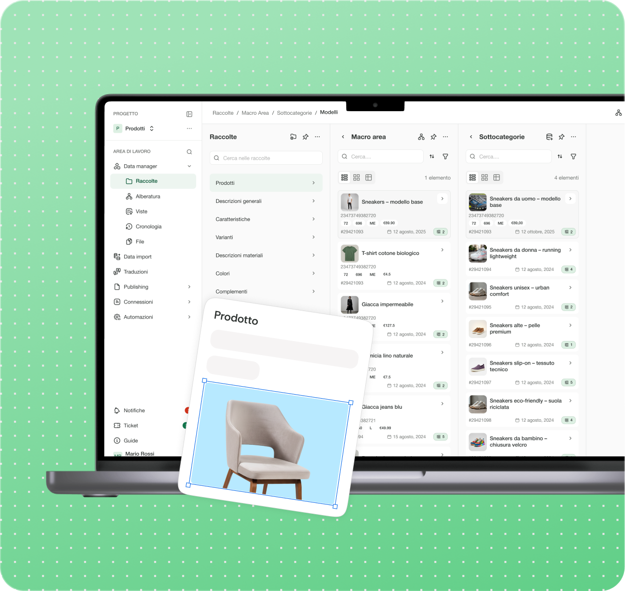 Computer sulla schermata di On Page®