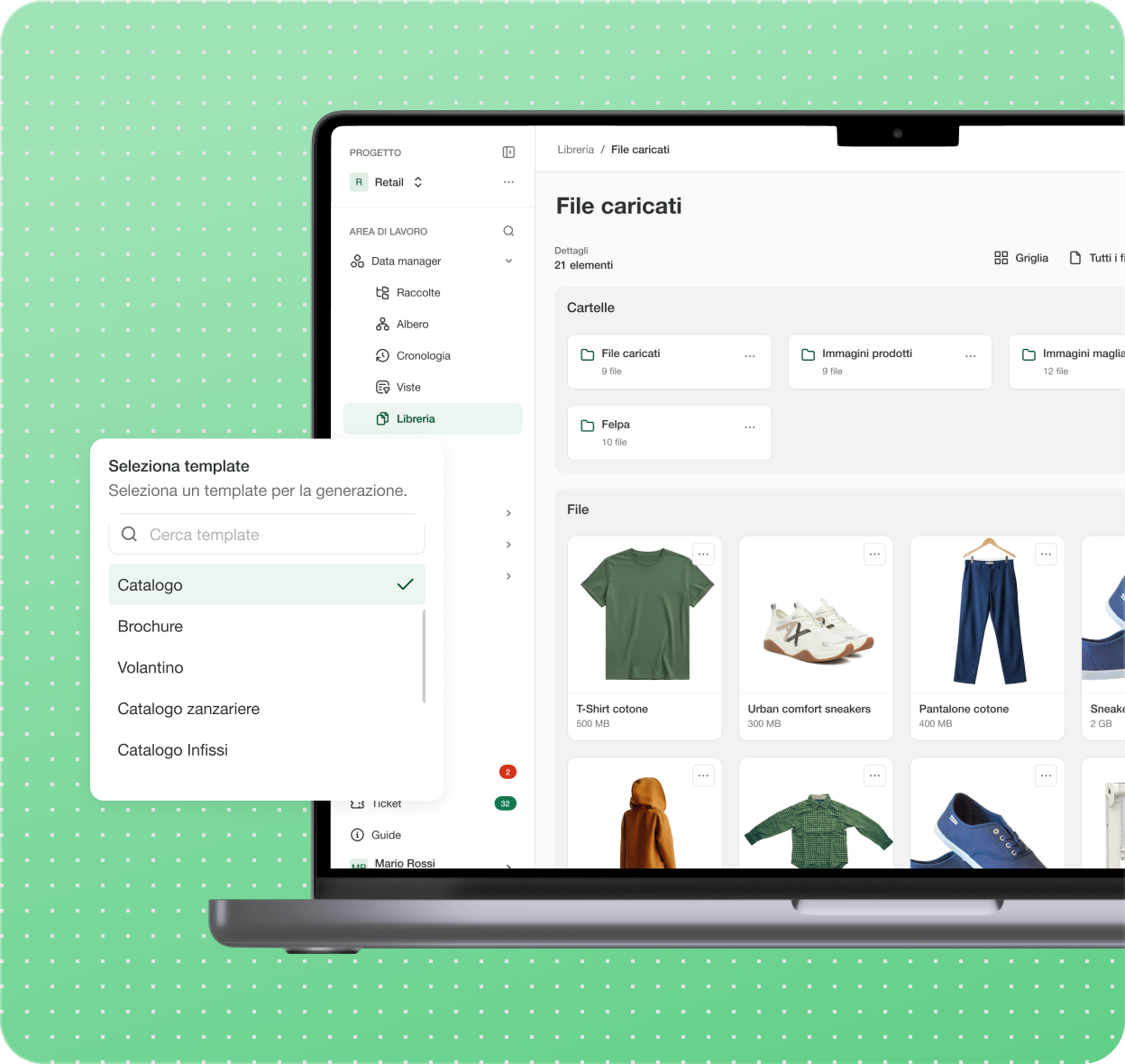 Computer sulla schermata di On Page®