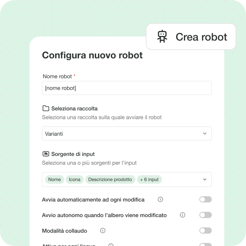 Automatizza i flussi