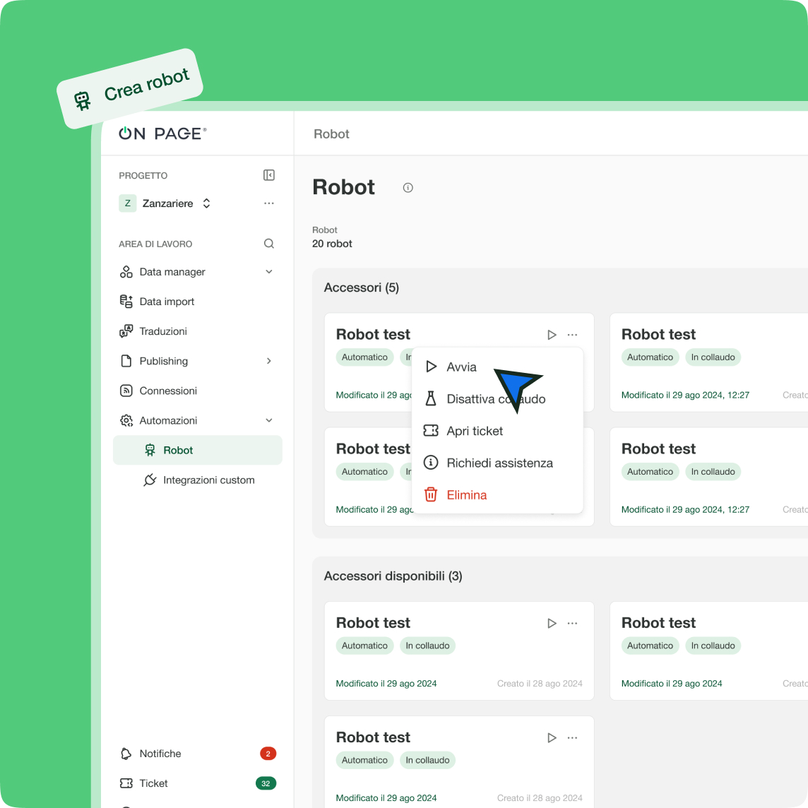 Aggiorna una volta, sincronizza ovunque.