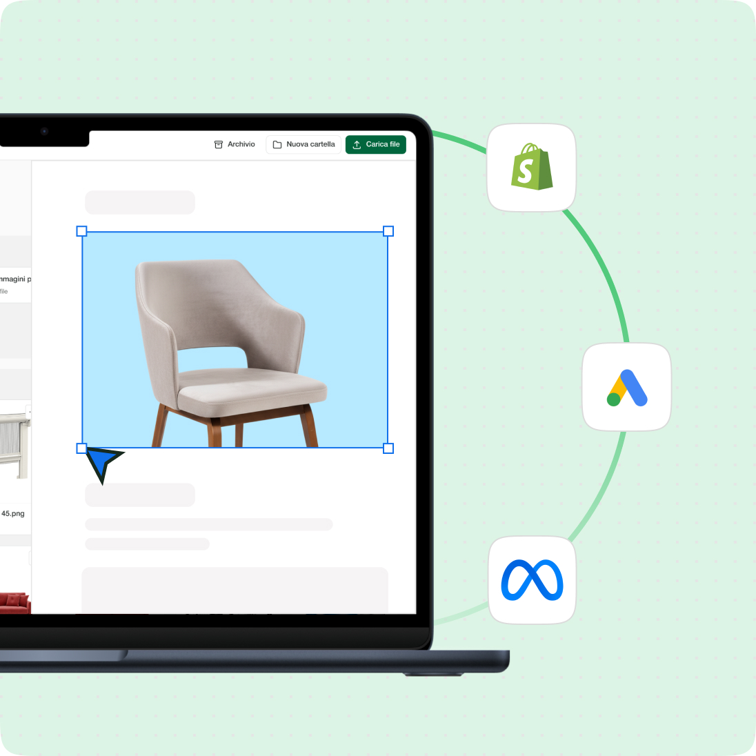 Dalla scheda prodotto alla campagna, in un attimo
